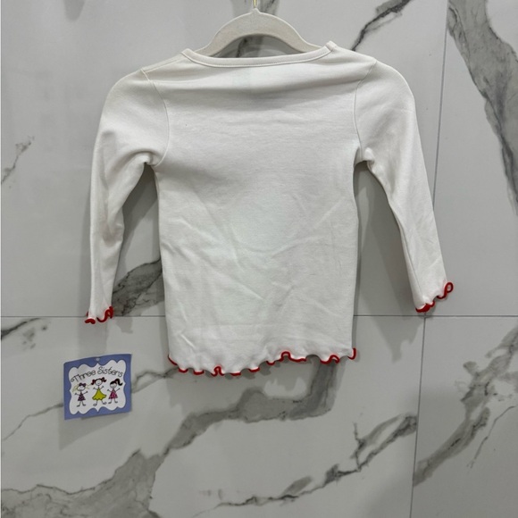 Festive Kids Long Sleeve Shirt with Reindeer Design - Picture 6 of 7